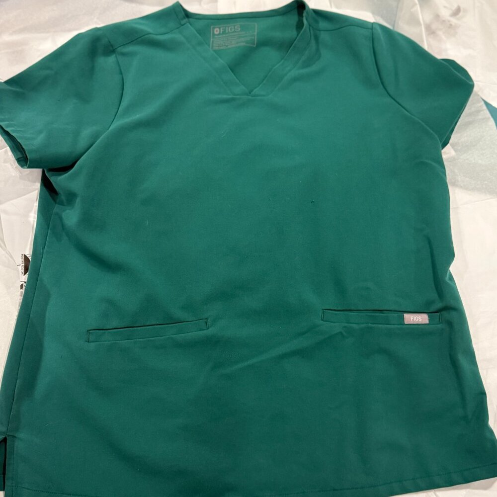 Figs Technical Collection Scrub Set Hunter Green Large